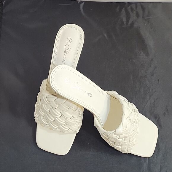 BRAND NEW HERSTYLE MELROSE BRAIDED SQUARE OPEN TOE SLIP-ON MULES SANDAL - Picture 9 of 14